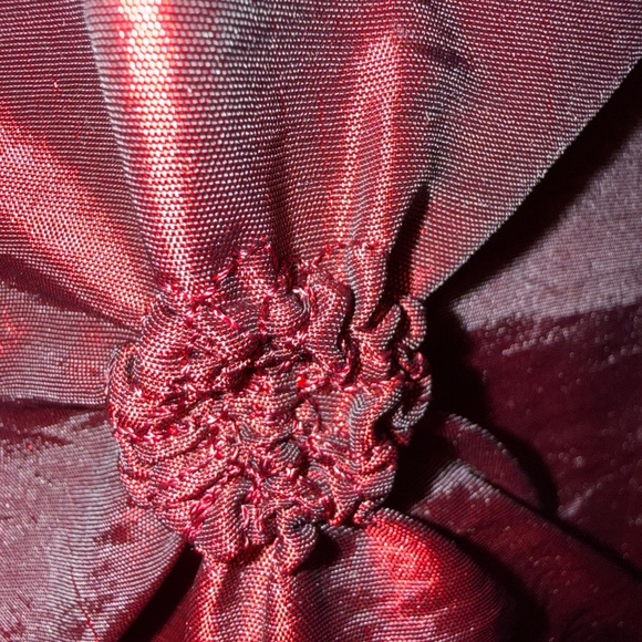 Vintage Connie's Moonlight Burgundy Taffeta Jacket Size Large Lagenlook Evening - Picture 4 of 13